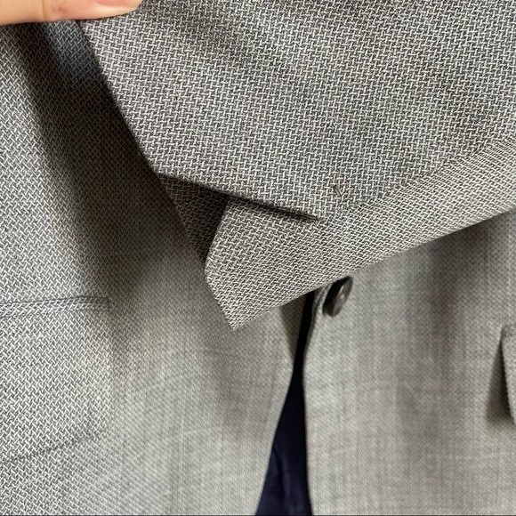 NWT ZADIG&VOLTAIRE amour gray suit jacket wwbl00272 size 34 - Picture 6 of 11